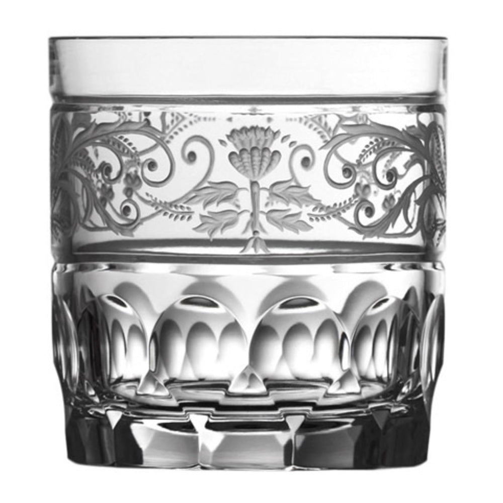 Regency Clear Double Old Fashioned Glass by Varga Crystal 