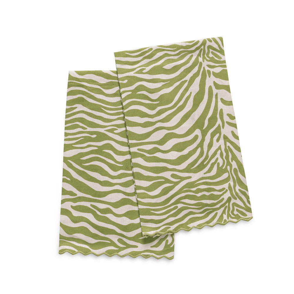 Regine Guest Towels set of 2 Grass 