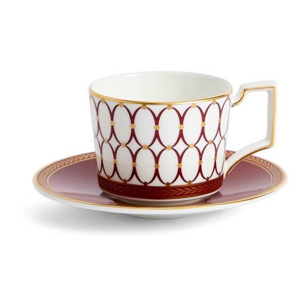 Renaissance Red Espresso Cup & Saucer by Wedgwood