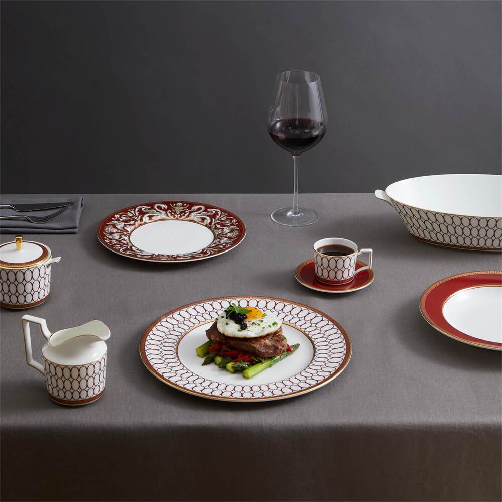 Renaissance Red Espresso Cup & Saucer by Wedgwood Additional Image - 3