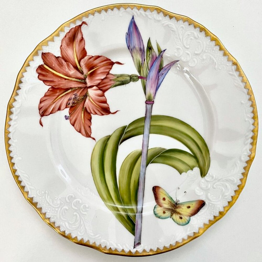 RF09 - Hand Painted Dinner Plate by Anna Weatherley