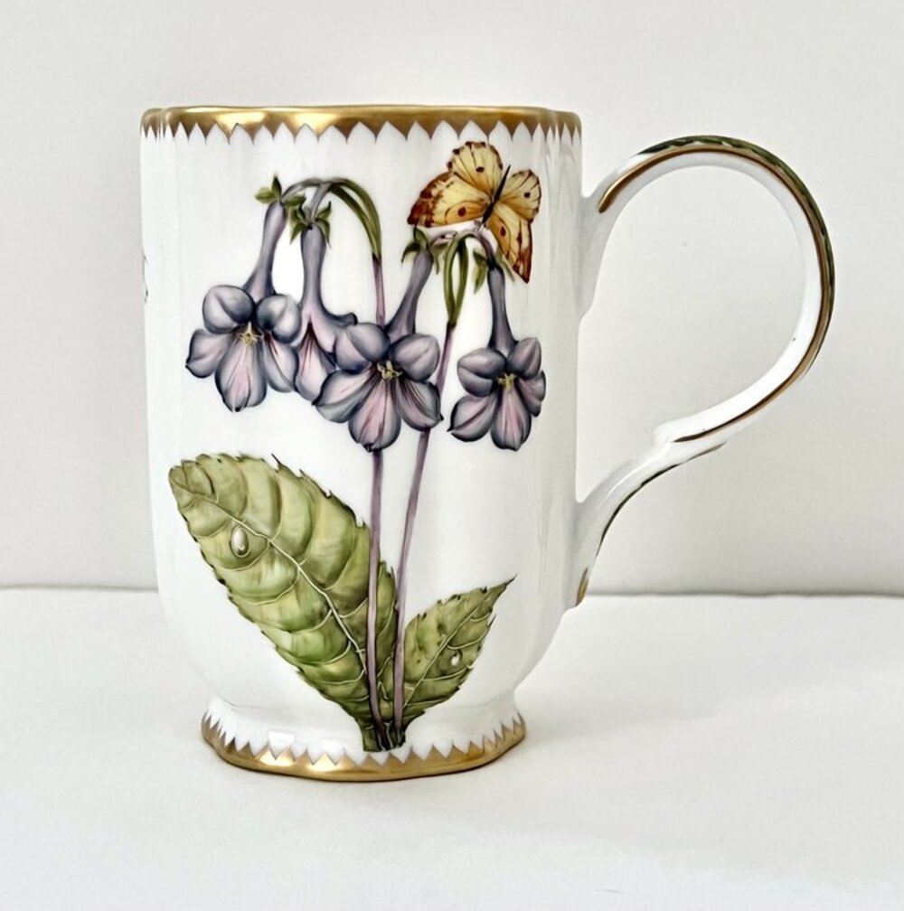 RG2 - Purple Flower Mug by Anna Weatherley