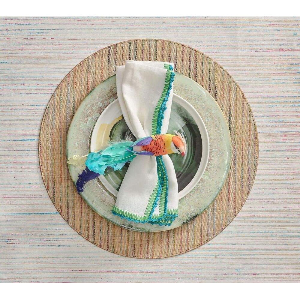 Rio Napkin Ring in Multi - Set of 4 by Kim Seybert 1