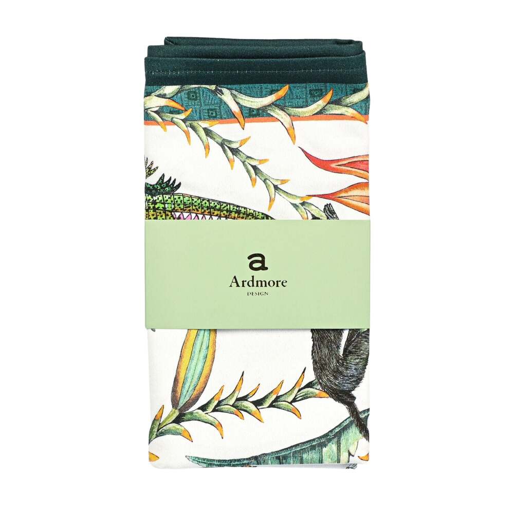 River Chase Napkins (Pair) - Chalk by Ngala Trading Company Additional Image - 4