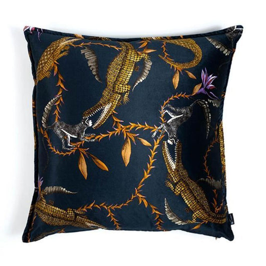 River Chase Pillow Velvet by Ngala Trading Company