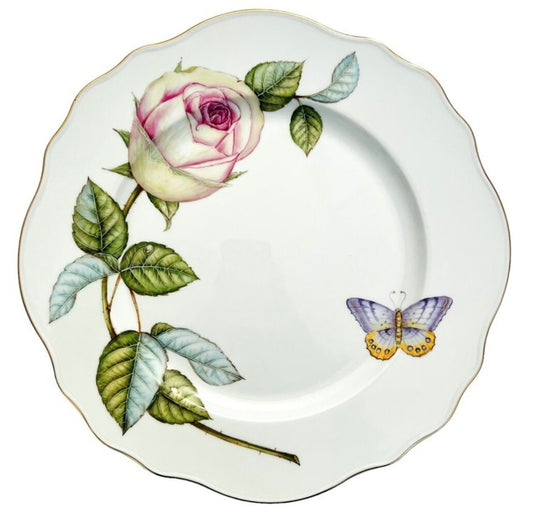 RO7 - Rose Dinner Plate by Anna Weatherley