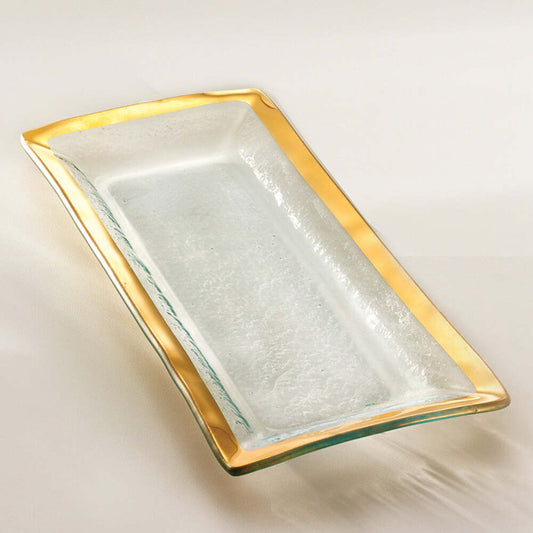 Roman Antique Appetizer Tray by Annieglass 