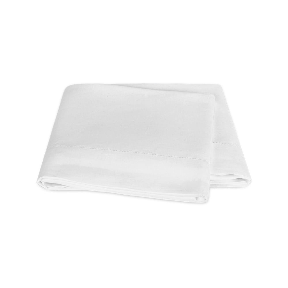 Roman Hemstitch Flat Sheet - White