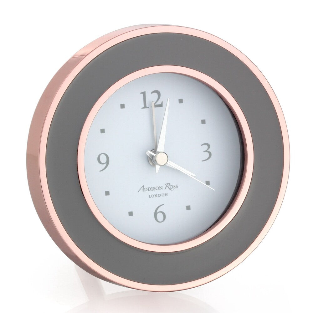 Rose Gold & Taupe Alarm Clock by Addison Ross