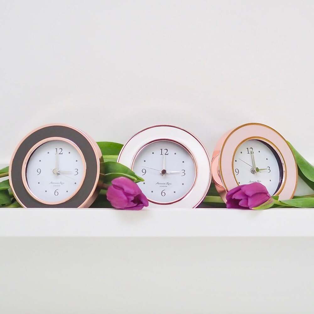 Rose Gold & Taupe Alarm Clock by Addison Ross Additional Image-3