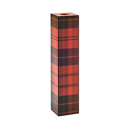 Ross Tartan Tall Candlestick- 24cm by Addison Ross 