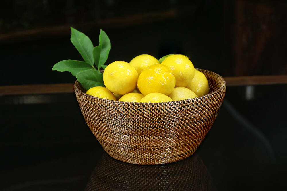 Round Bowl Fruit Basket 11" Diameter by Calaisio 