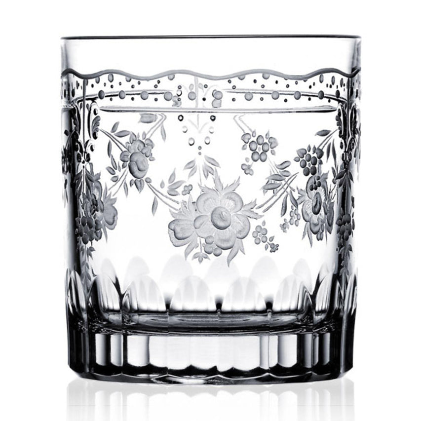 Royal Antoinette Clear Double Old Fashioned Glass by Varga Crystal 