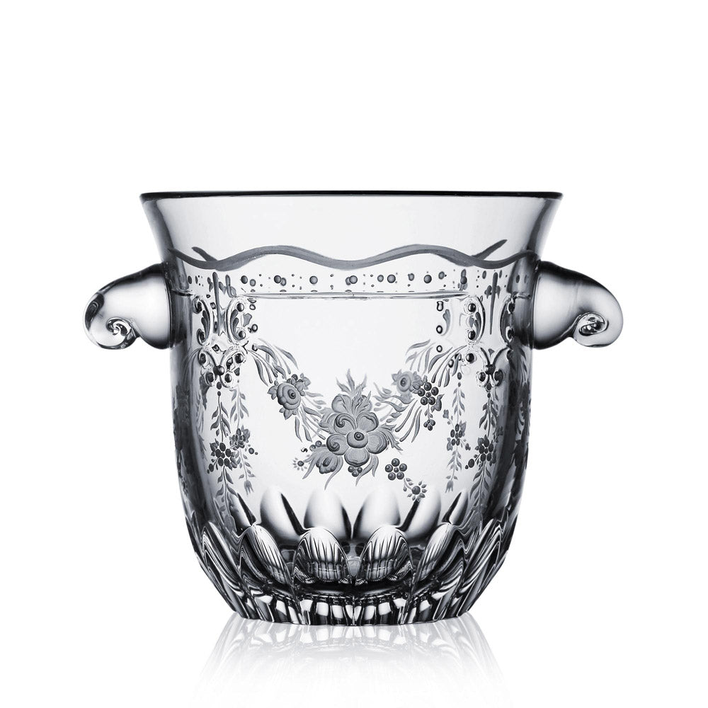 Royal Antoinette Clear Ice Bucket by Varga Crystal 