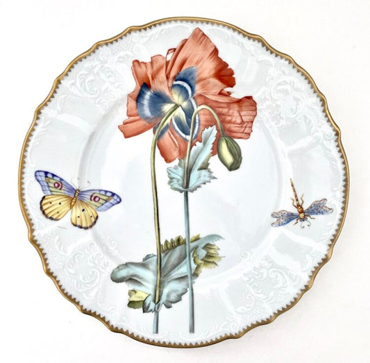 RRF1 - Botanical Art Dinner Plate by Anna Weatherley