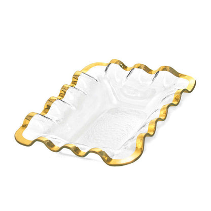 Ruffle 10.75" x 13.5" Bread Basket by Annieglass 