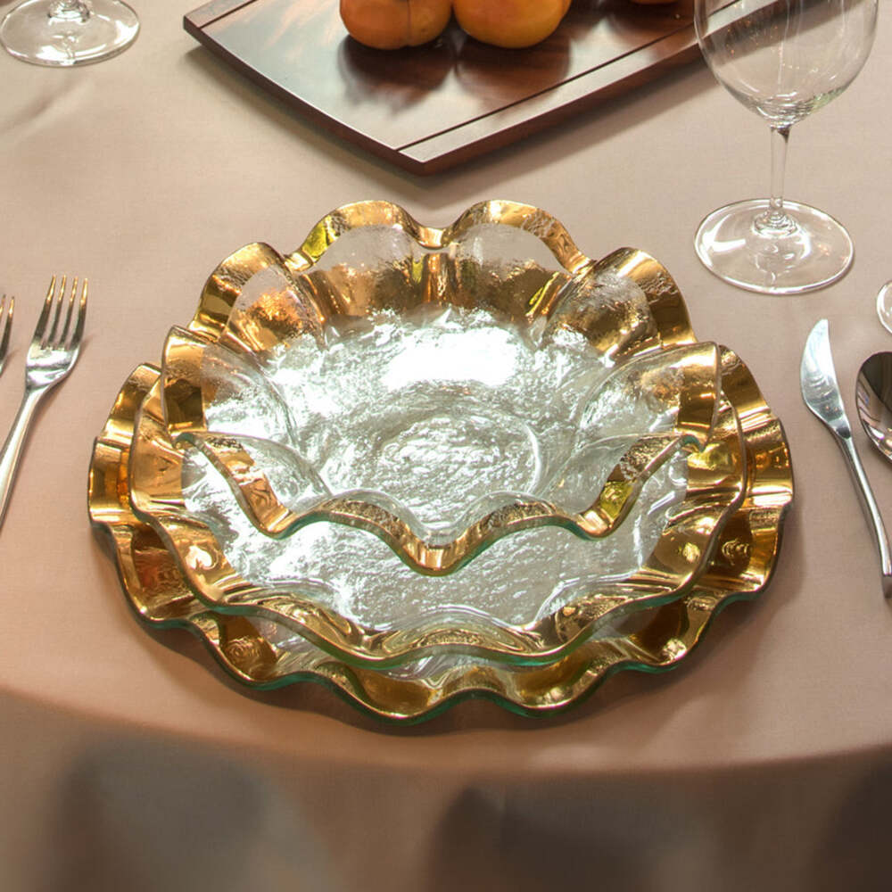 Ruffle 11" Dinner Plate by Annieglass Additional Image -2