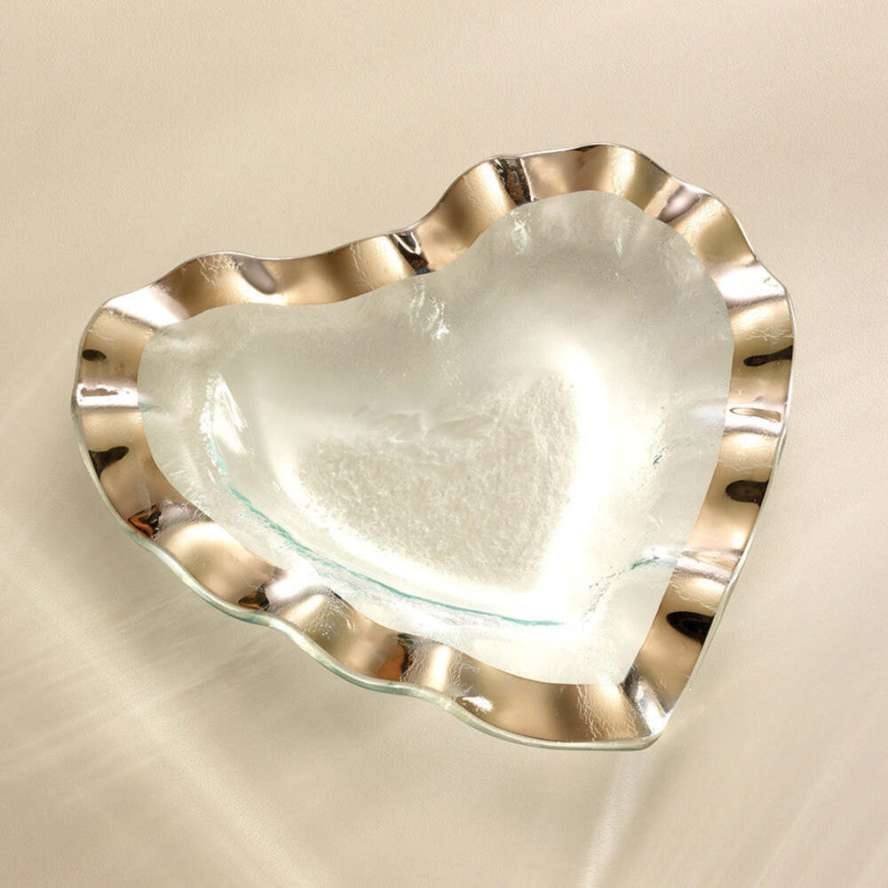 Ruffle 8" Heart Bowl by Annieglass Additional Image -4