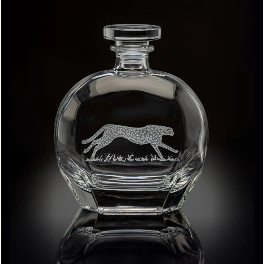 Running Cheetah Decanter - Safari by Julie Wear 