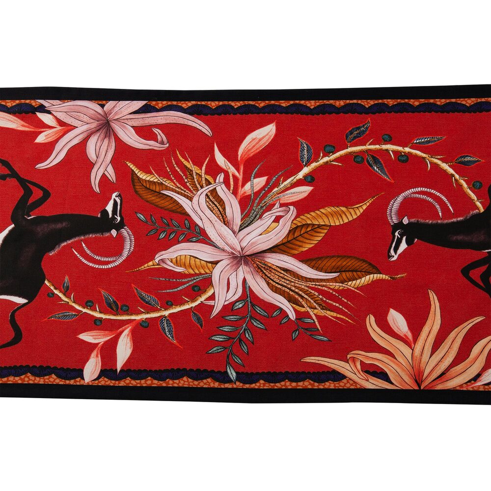 Sable Table Runner - Royal Red by Ngala Trading Company Additional Image - 2