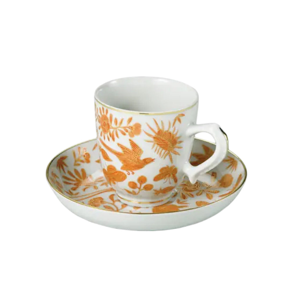 Sacred Bird & Butterfly Demi Cup & Saucer by Mottahedeh Additional Image -1