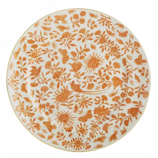 Sacred Bird & Butterfly Dinner Plate by Mottahedeh