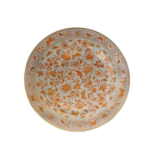 Sacred Bird & Butterfly Service Plate by Mottahedeh