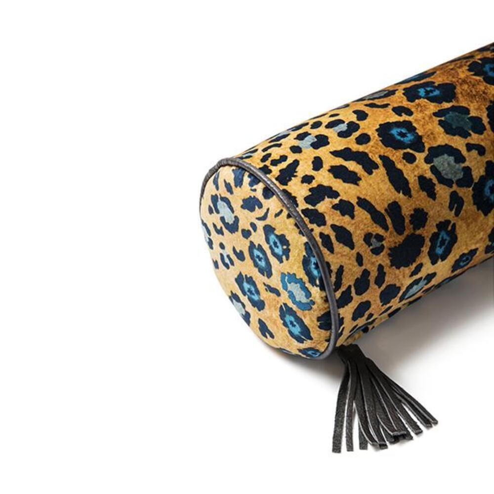 Safari Spot Bolster Pillow Velvet by Ngala Trading Company Additional Image - 13