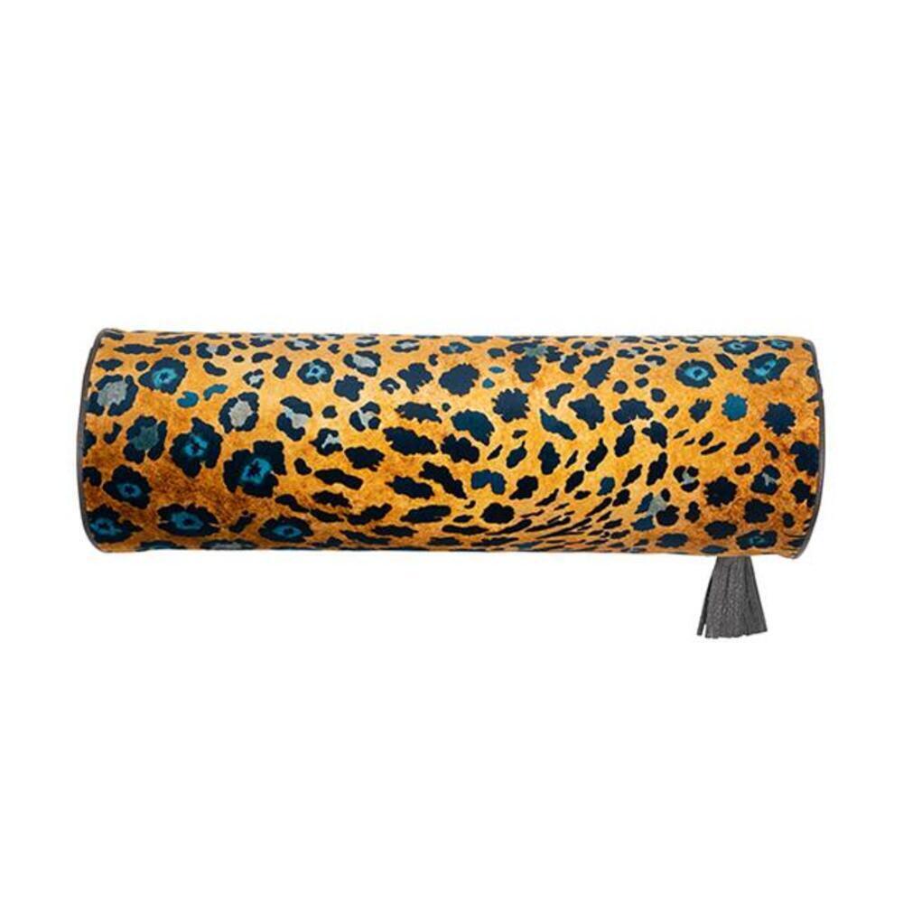 Safari Spot Bolster Pillow Velvet by Ngala Trading Company Additional Image - 14
