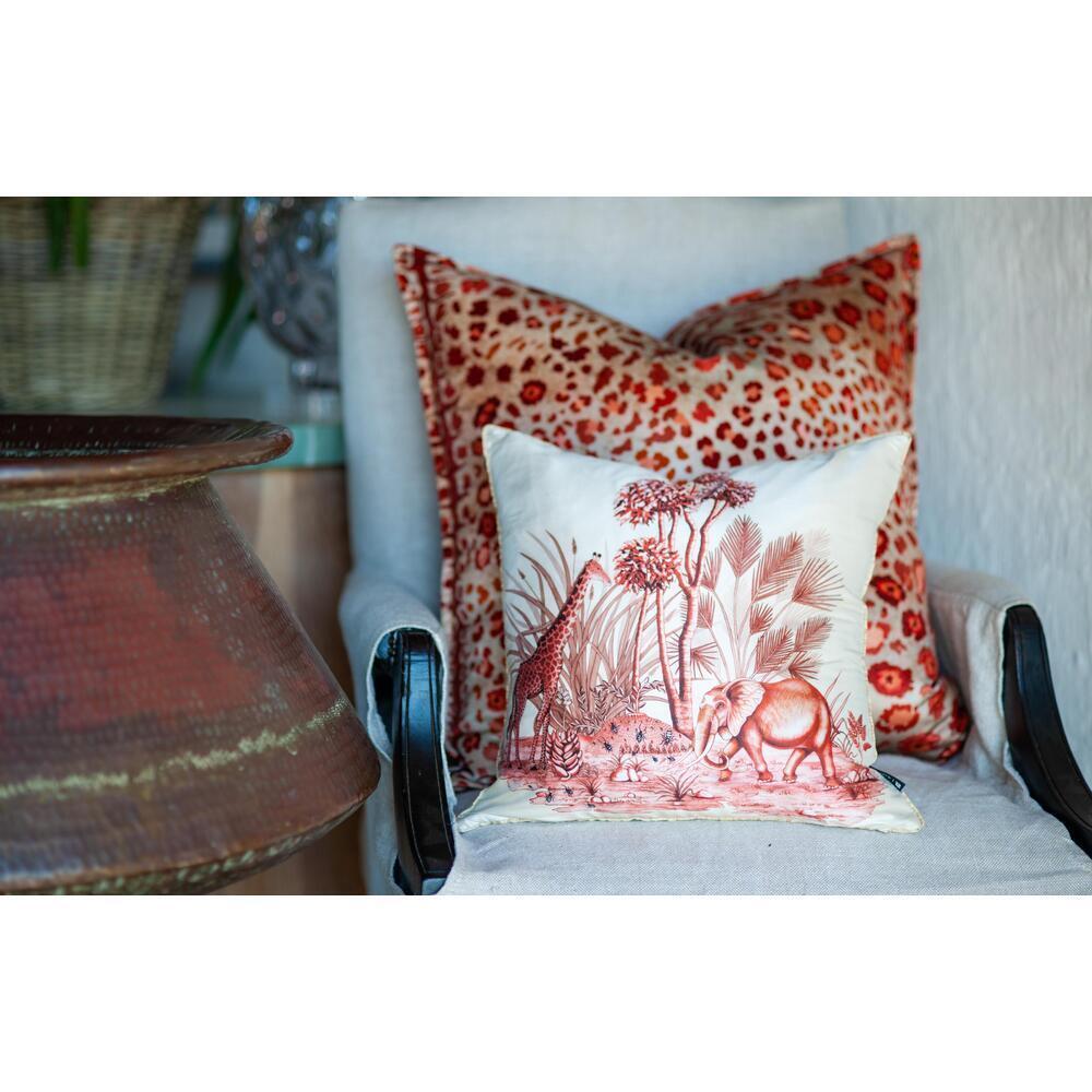 Safari Spot Pillow Velvet by Ngala Trading Company Additional Image - 4