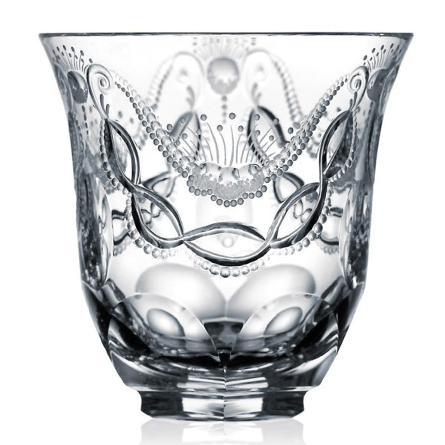 Saint Tropez Clear Double Old Fashioned Glass by Varga Crystal 