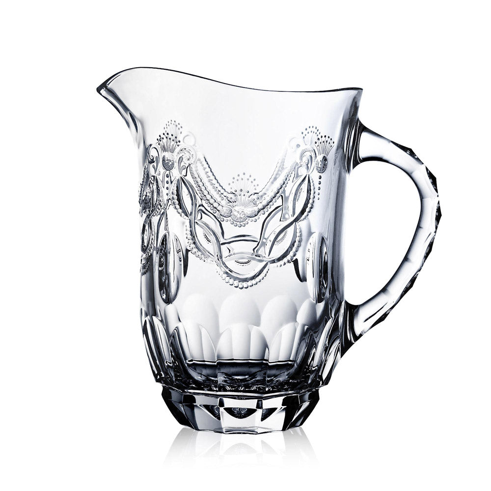 Saint Tropez Clear Water Pitcher 1.0 Liter by Varga Crystal 