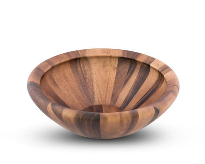 Salinas Style Wooden Acacia Salad Bowl Large by Arthur Court Designs 2