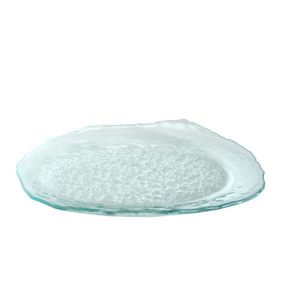 Salt 16" x 11.25" Clear Oval Tray by Annieglass 