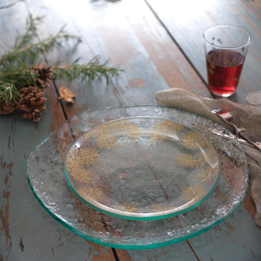 Salt Dinner Plate by Annieglass Additional Image -1