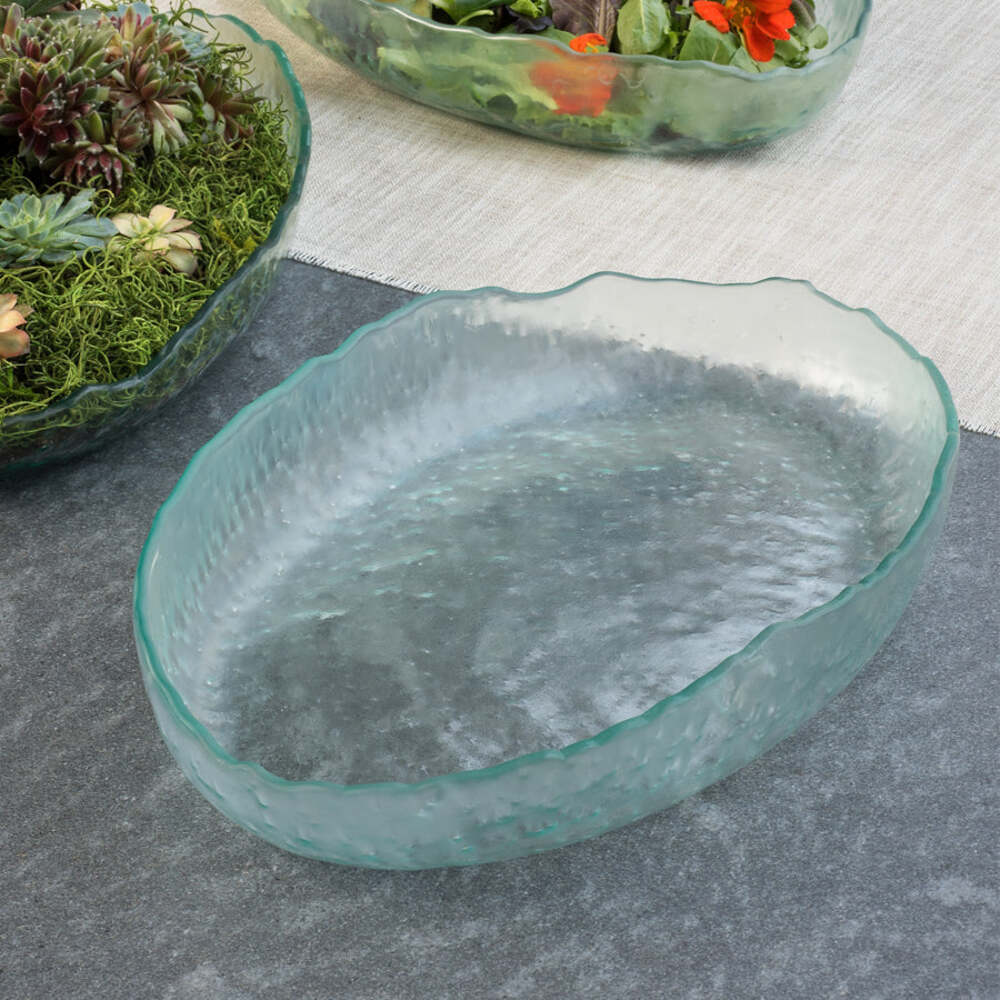 Salt Oval Serving Bowl by Annieglass Additional Image -2