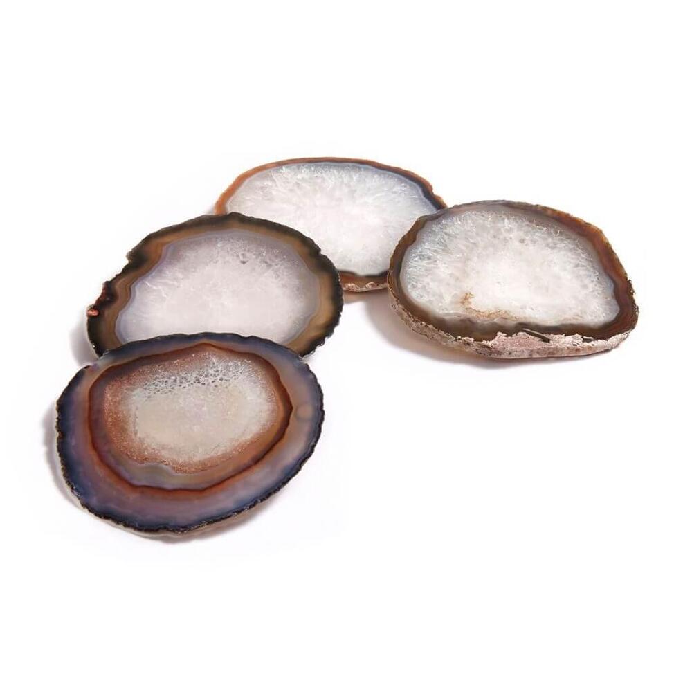 Sand Agate Coasters - Set of 4 by Simon Pearce 