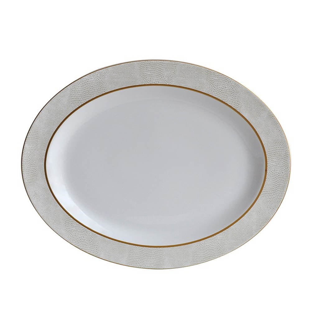 Sauvage Or 15" Oval Platter by Bernardaud Additional Image -1