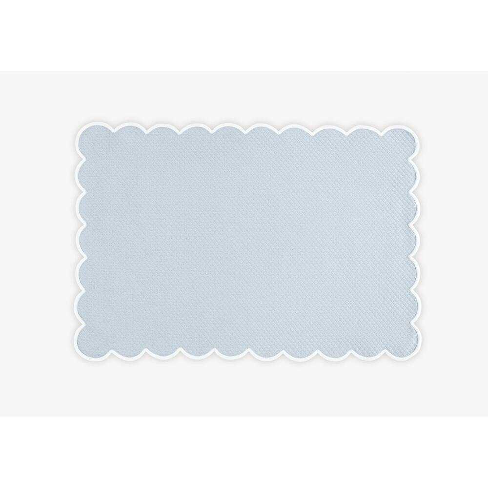 Savannah Gardens Placemat set of 4 Light Blue Oblong 