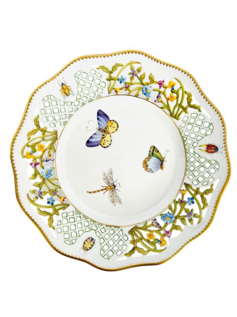 SB0 - "Lace" Dinner Plate by Anna Weatherley