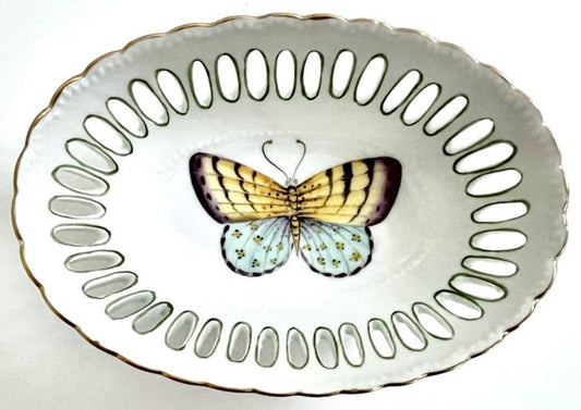 SBB34 - Oval Pierced Dish by Anna Weatherley