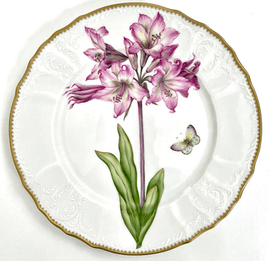 SC1 - Botanical Art Dinner Plate by Anna Weatherley