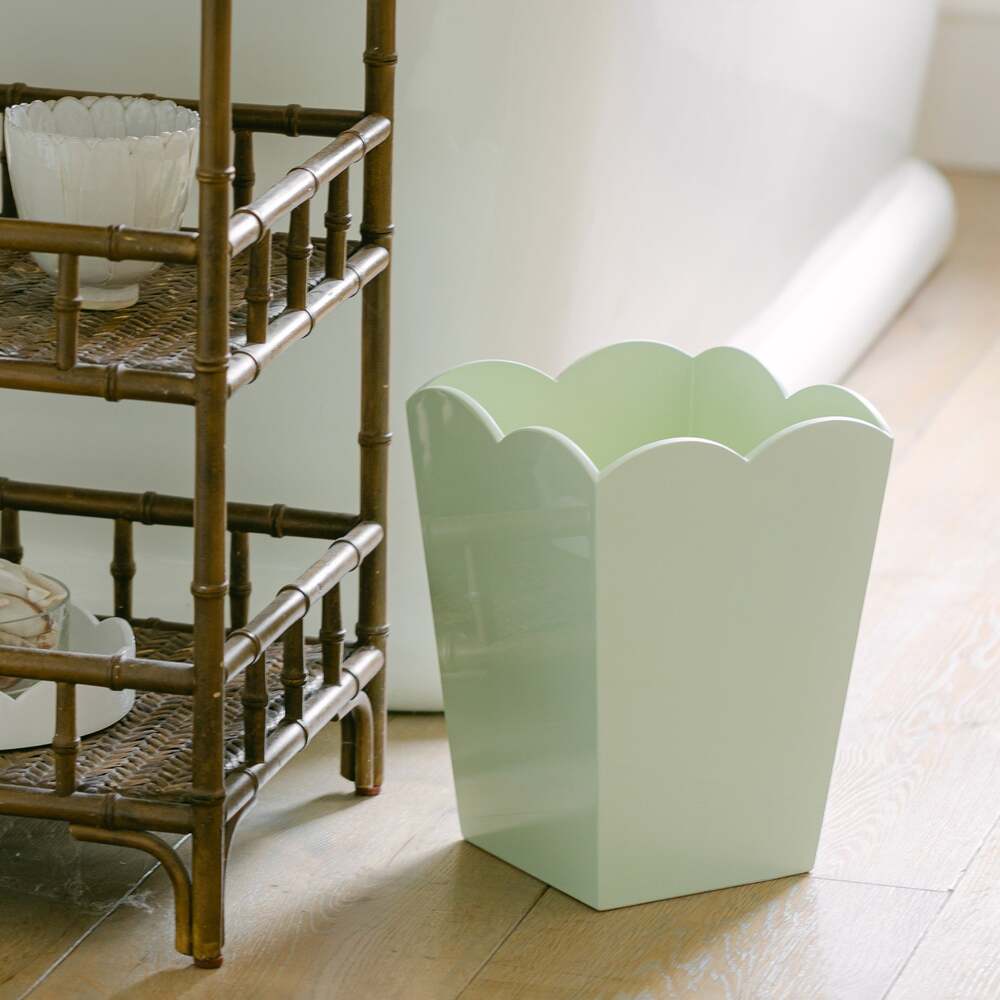 Scallop Bin Mint Green by Addison Ross Additional Image-2