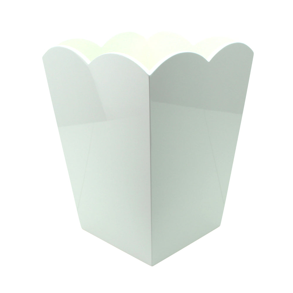 Scalloped Bin White by Addison Ross