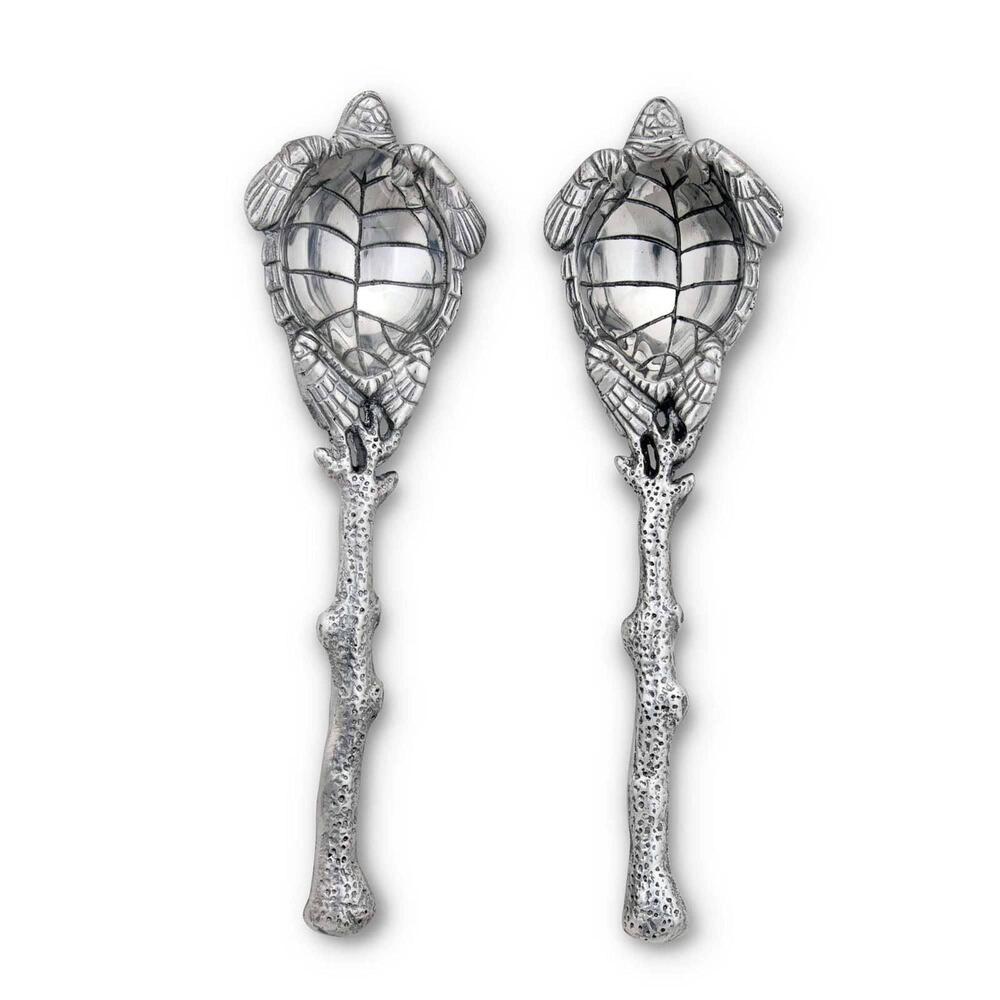 Sea Turtle Salad Servers by Arthur Court Designs