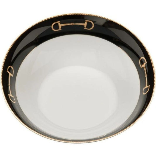 Serve Bowl Cheval Black by Julie Wear 