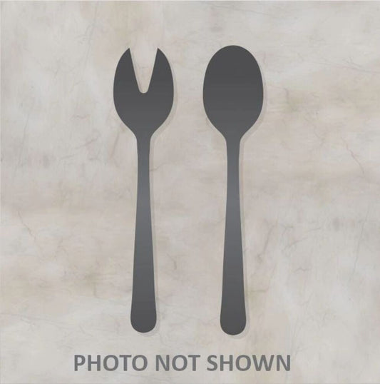 Serve Salad Fork & Spoon - Dinasty by Julie Wear 