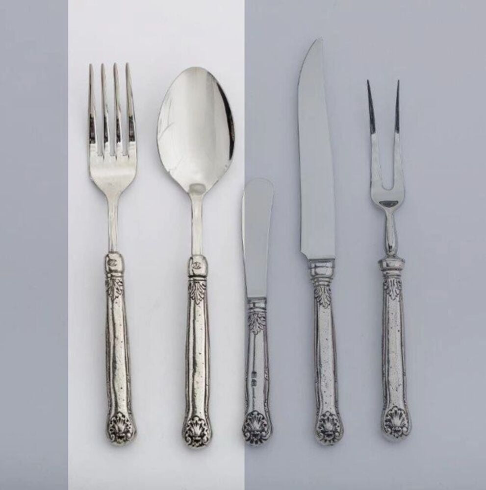 Serve Spoon & Fork Set - Noto by Julie Wear 