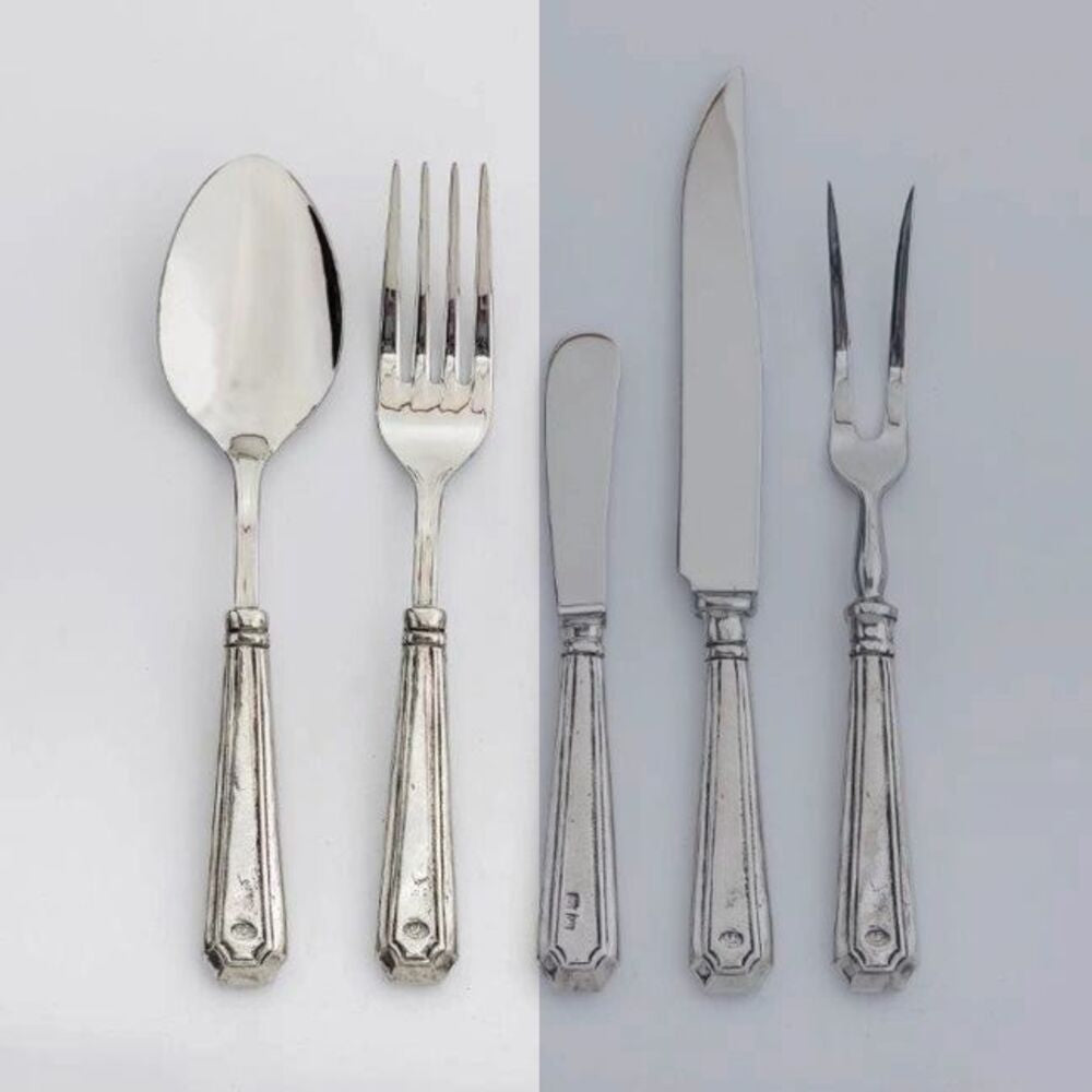 Serving Fork & Spoon - Dinasty by Julie Wear 