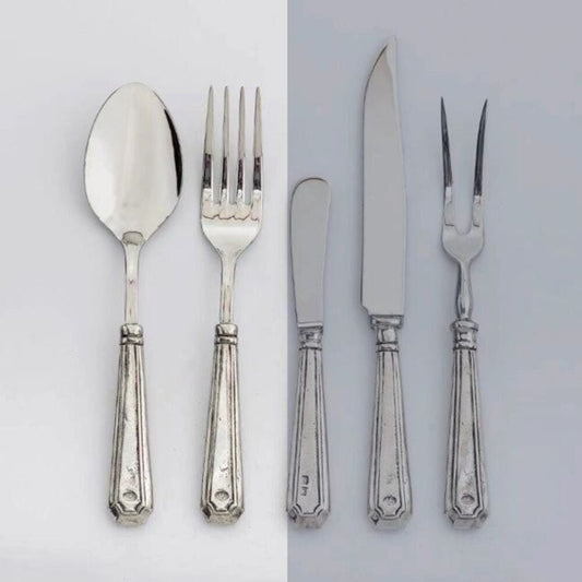 Serving Fork & Spoon - Dinasty by Julie Wear 